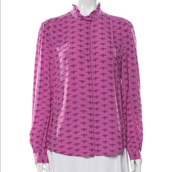 Joie Mintee Blouse in Orchid - Picture 4 of 15